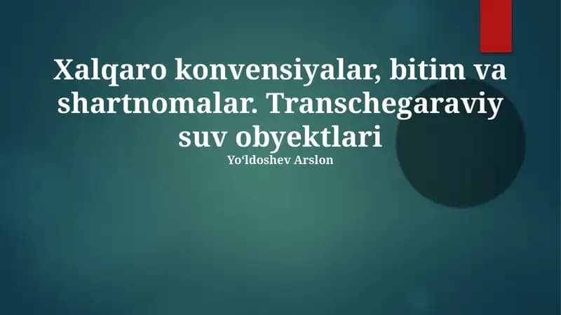 Transchegaraviy suv obyektlari