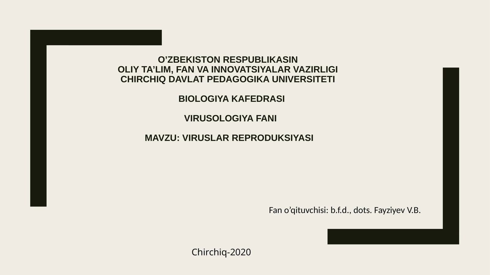 Viruslar reproduksiyasi