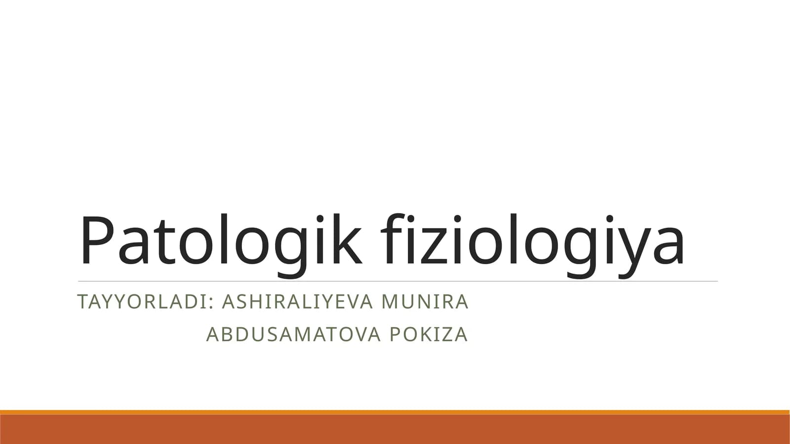 buyrak usti bezi patofiziologiyasiga