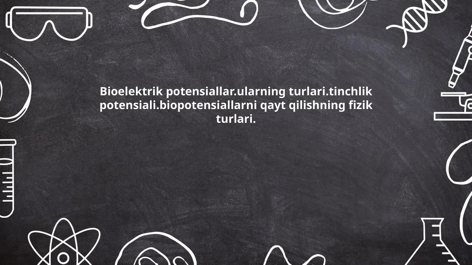 Bioelektrik potensiallar