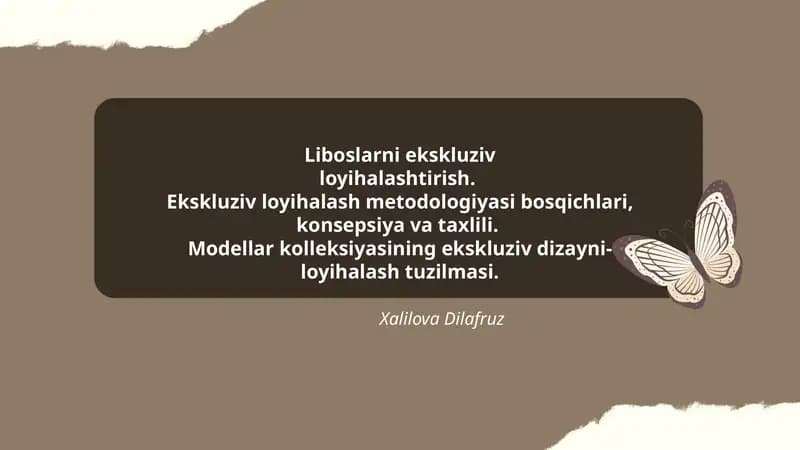 Liboslarni ekskluziv