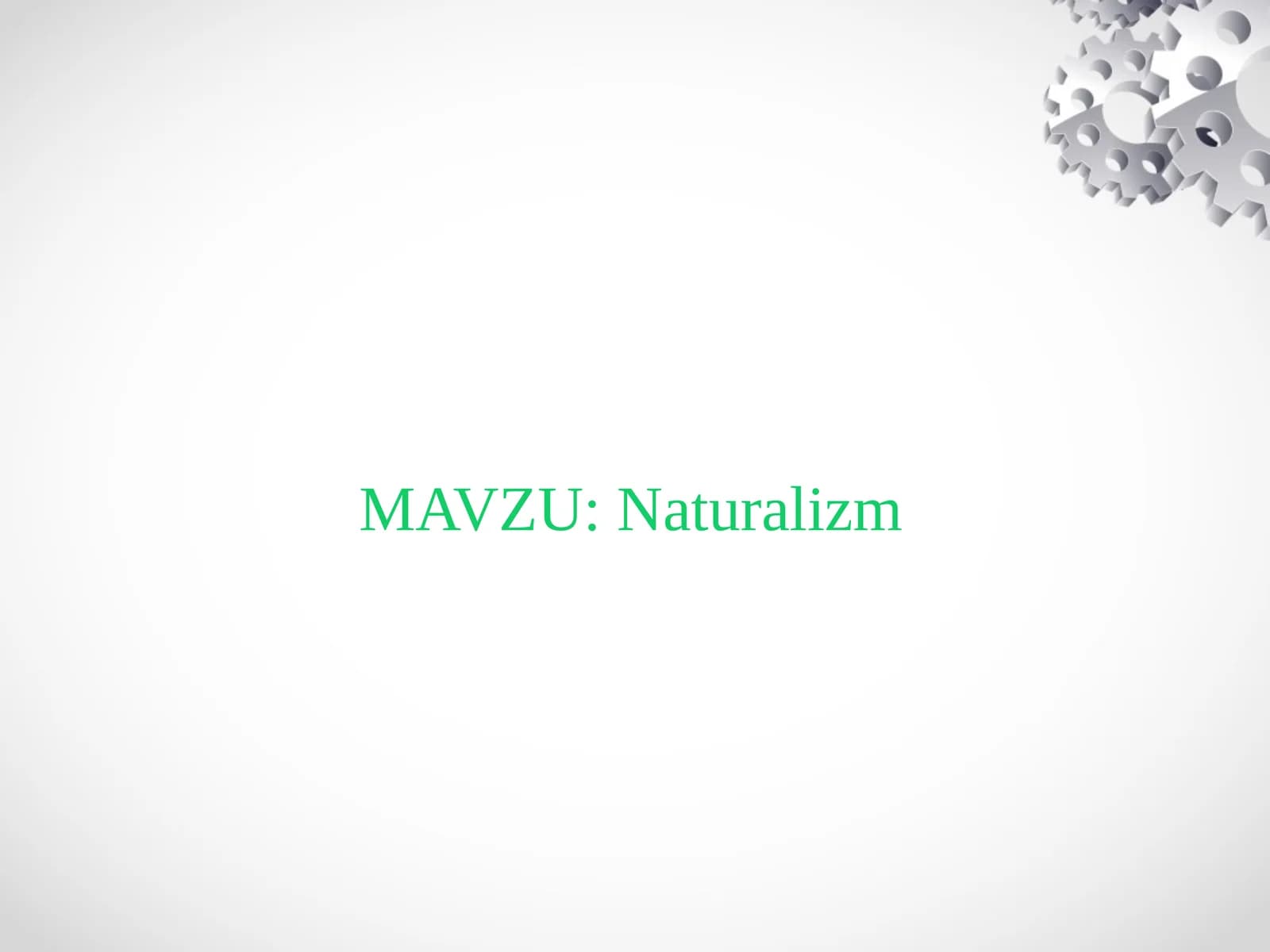 Naturalizm