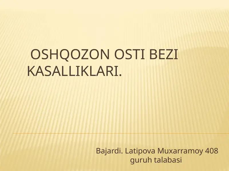 Surunkali xoletsistit