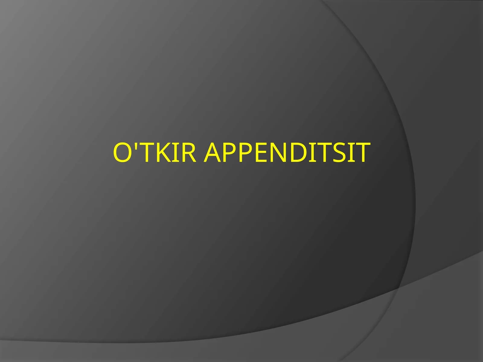O'tki rappenditsit