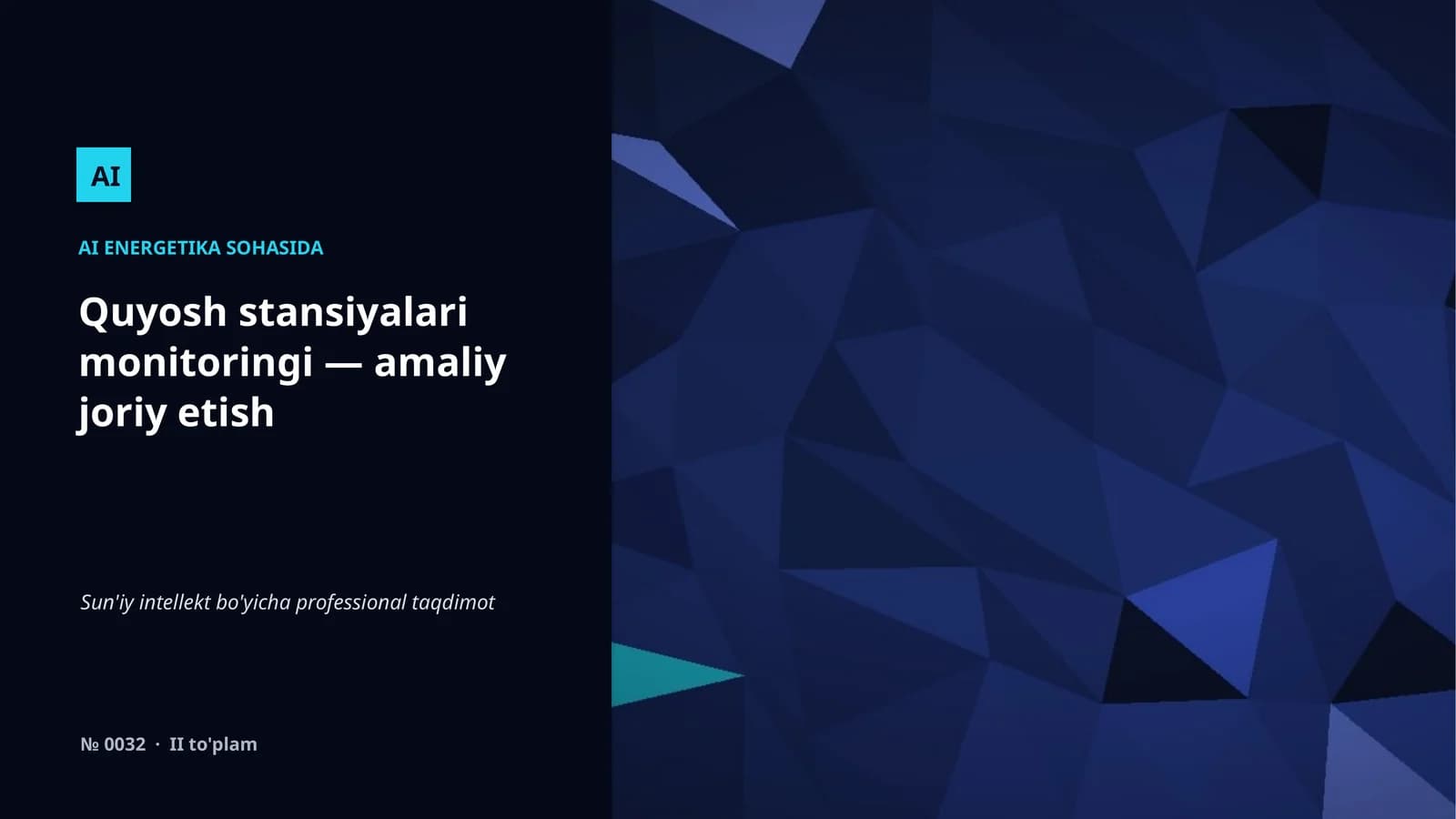 Quyosh stansiyalari monitoringi