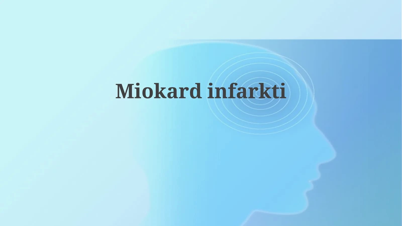 Miokardinfarkti