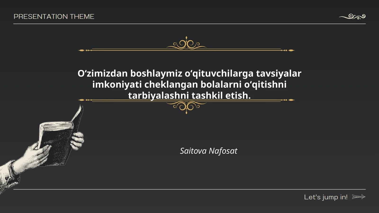 Nogiron bolalarning ehtiyojlarini aniqlash