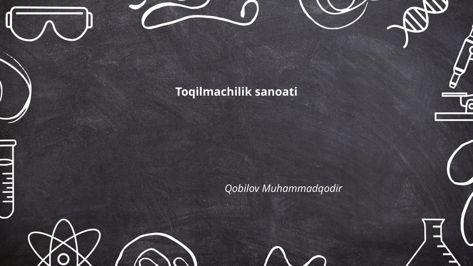 Toqilmachilik sanoati