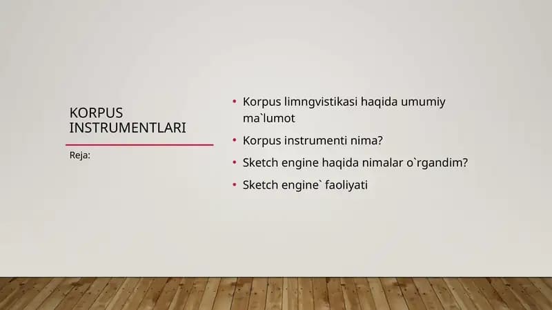 Korpus instrumentlari