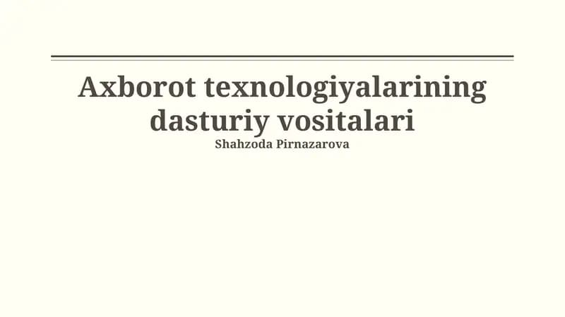 Bulut texnologiyalari