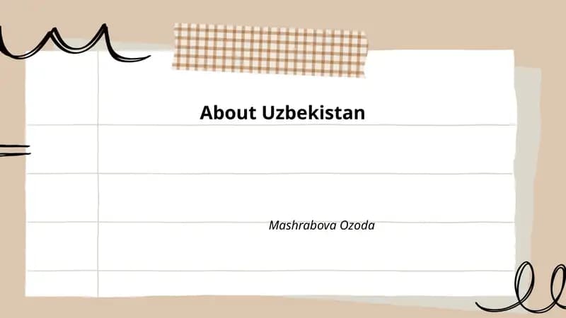 About Uzbekistan