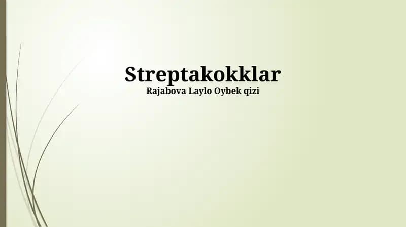 Streptokokklar