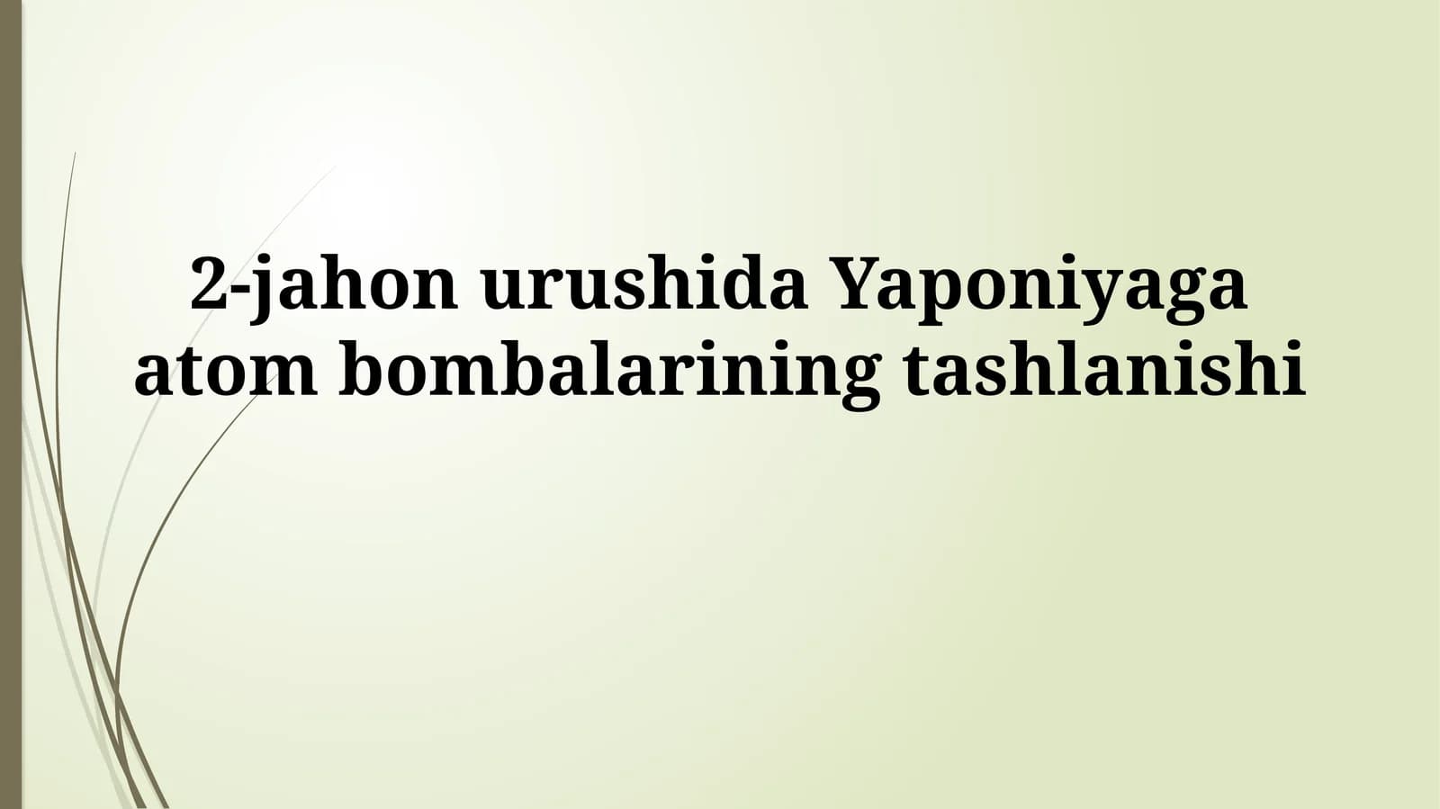 Nagasakidan keyingi voqealar