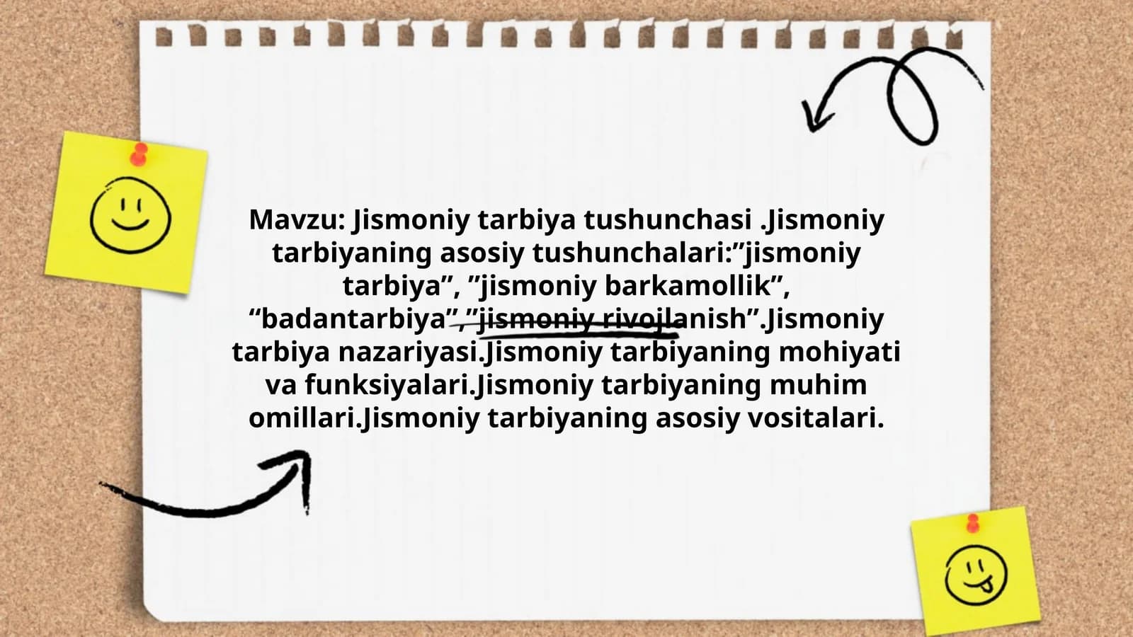 Jismoniy tarbiya tushunchasi