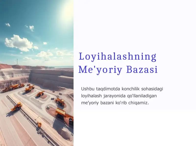 Me'yoriy Bazasi