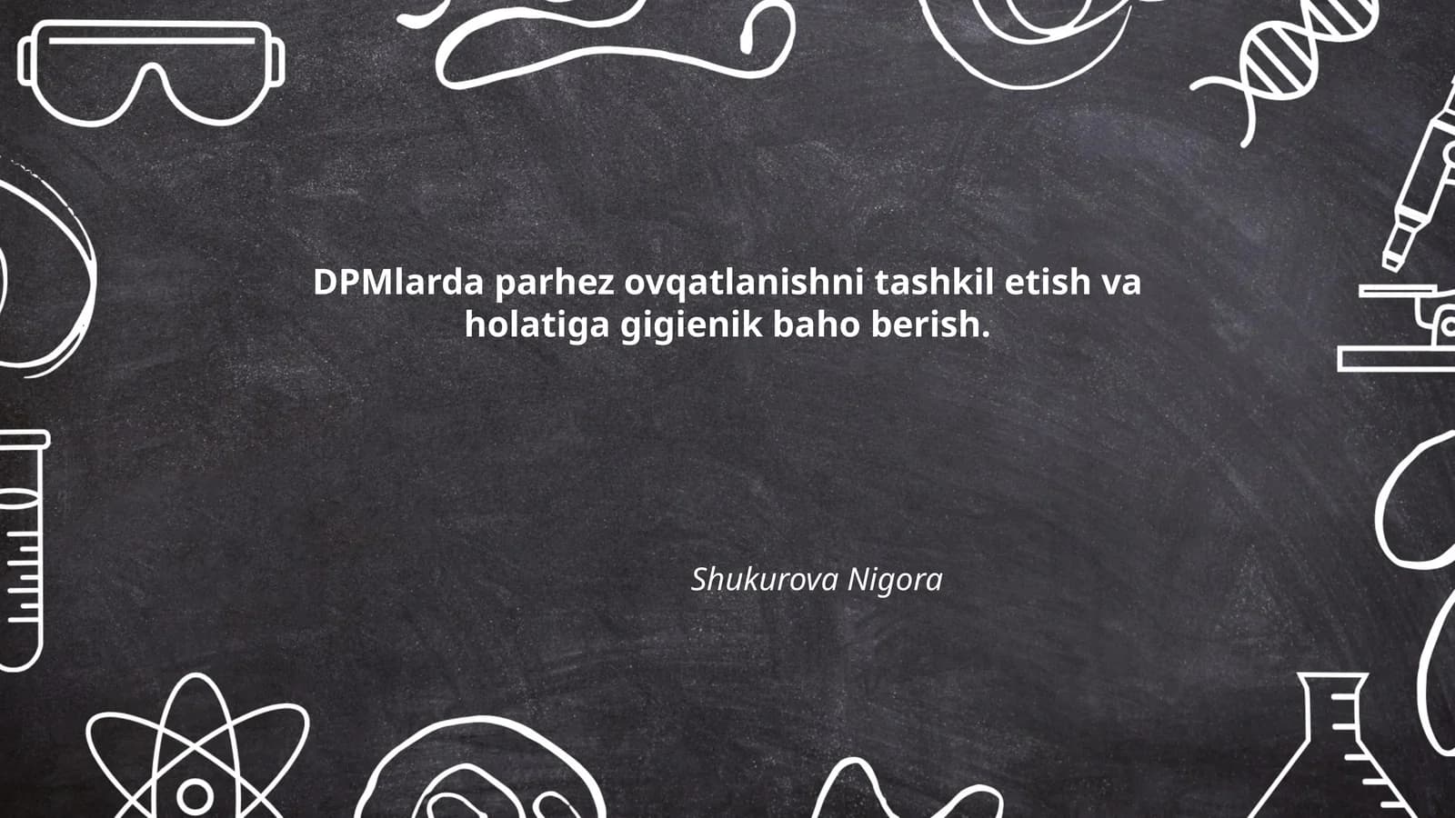 Oziqlanish gigiyenasi