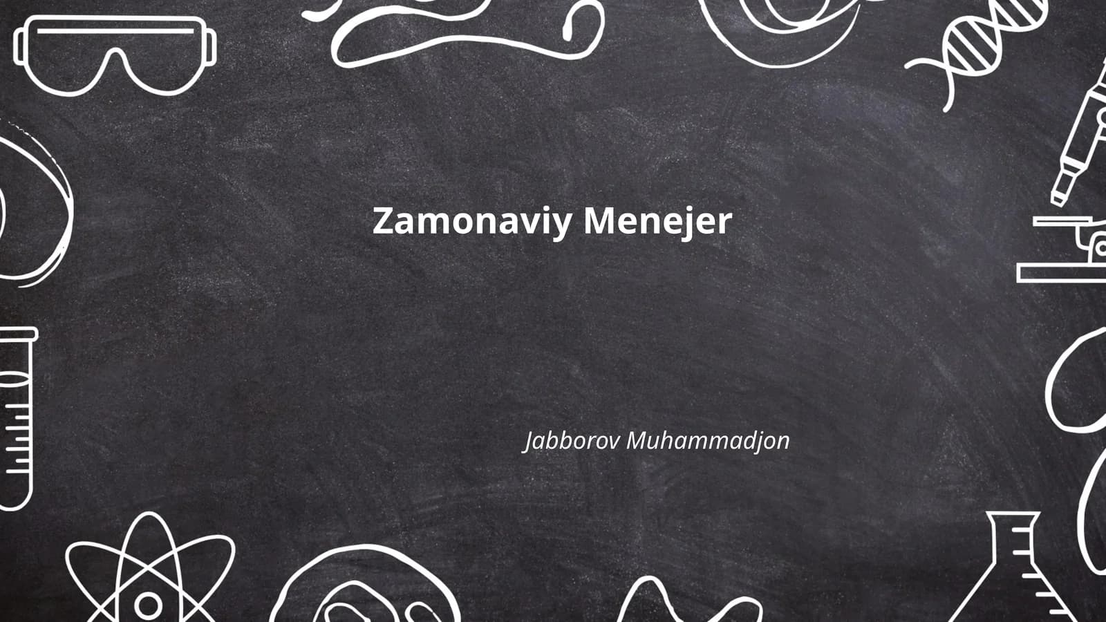Zamonaviy Menejer