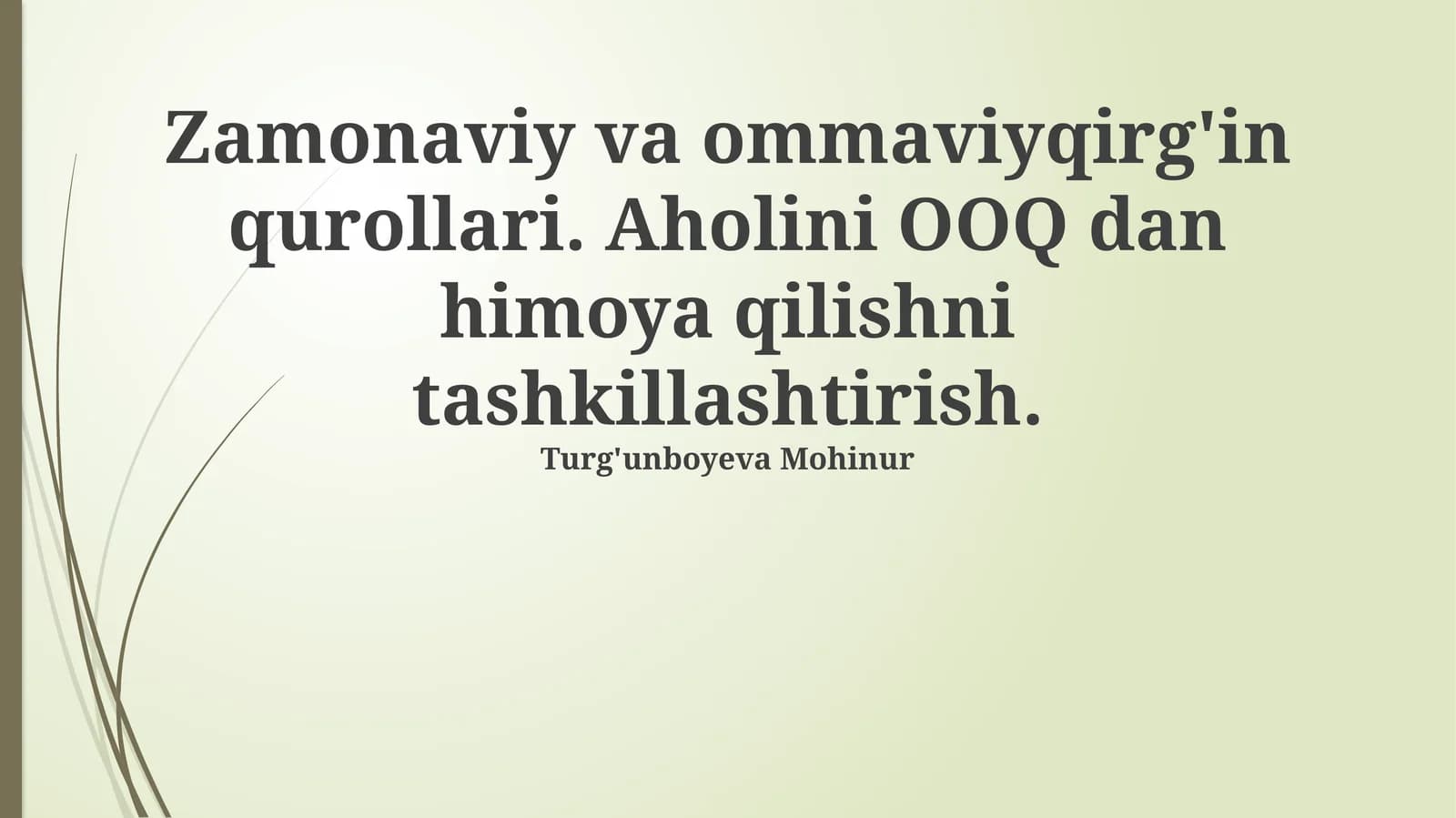 Zamonaviy ommaviy qirg'in qurollari