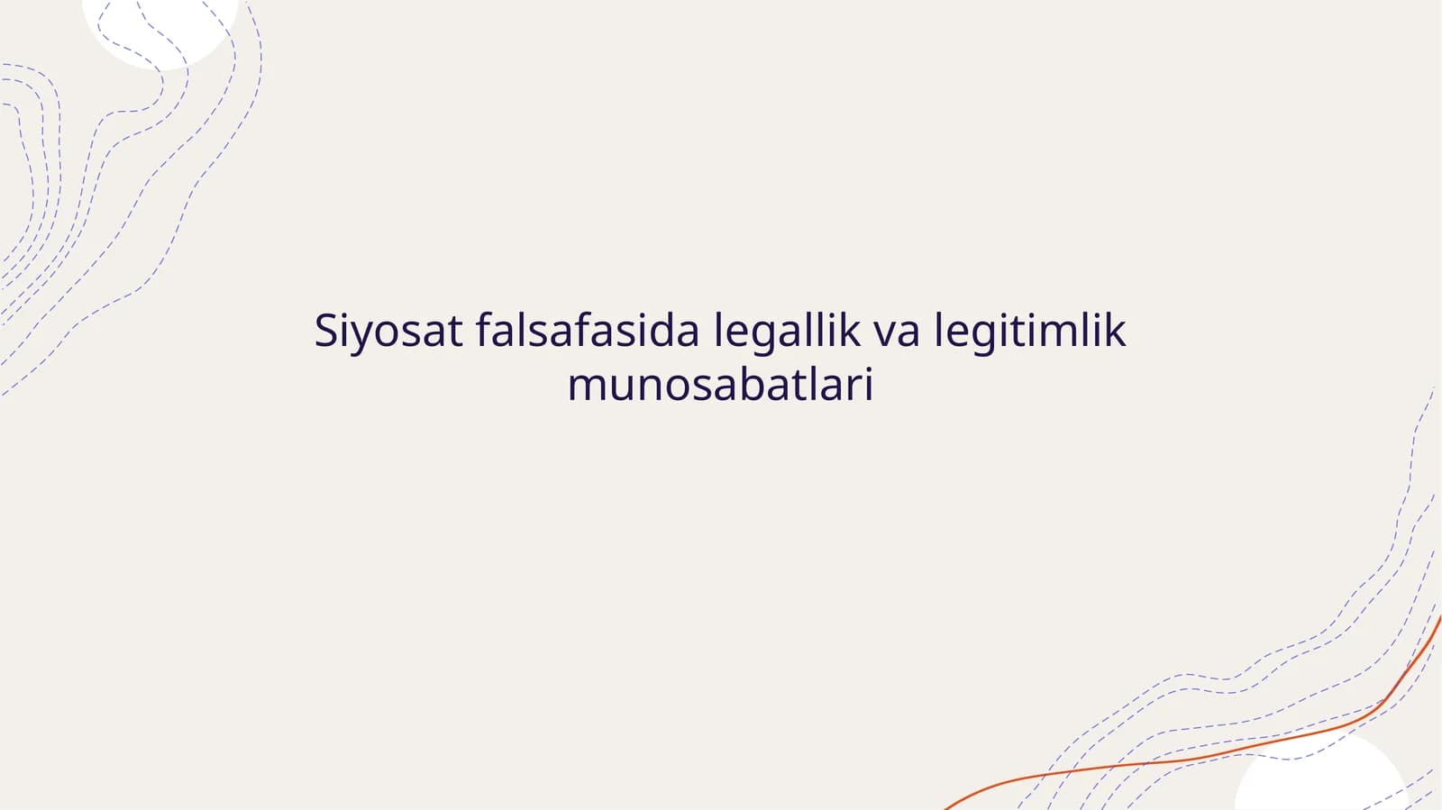 Siyosat falsafasida legallik va legitimlik munosabatlari