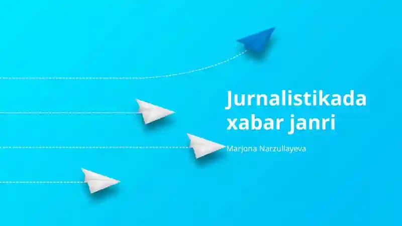 Jurnalistikada xabar janri