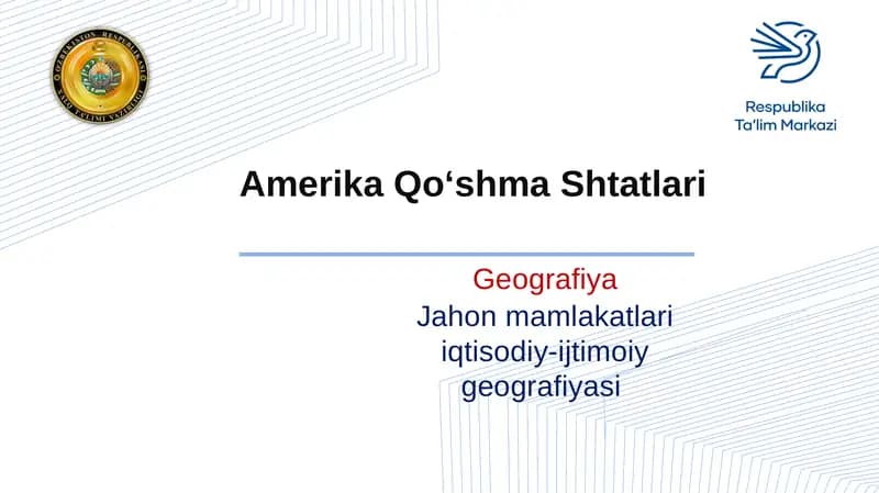 Amerika Qo‘shma Shtatlari