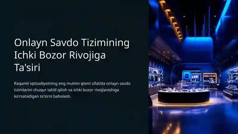 Onlayn Savdo Tizimi