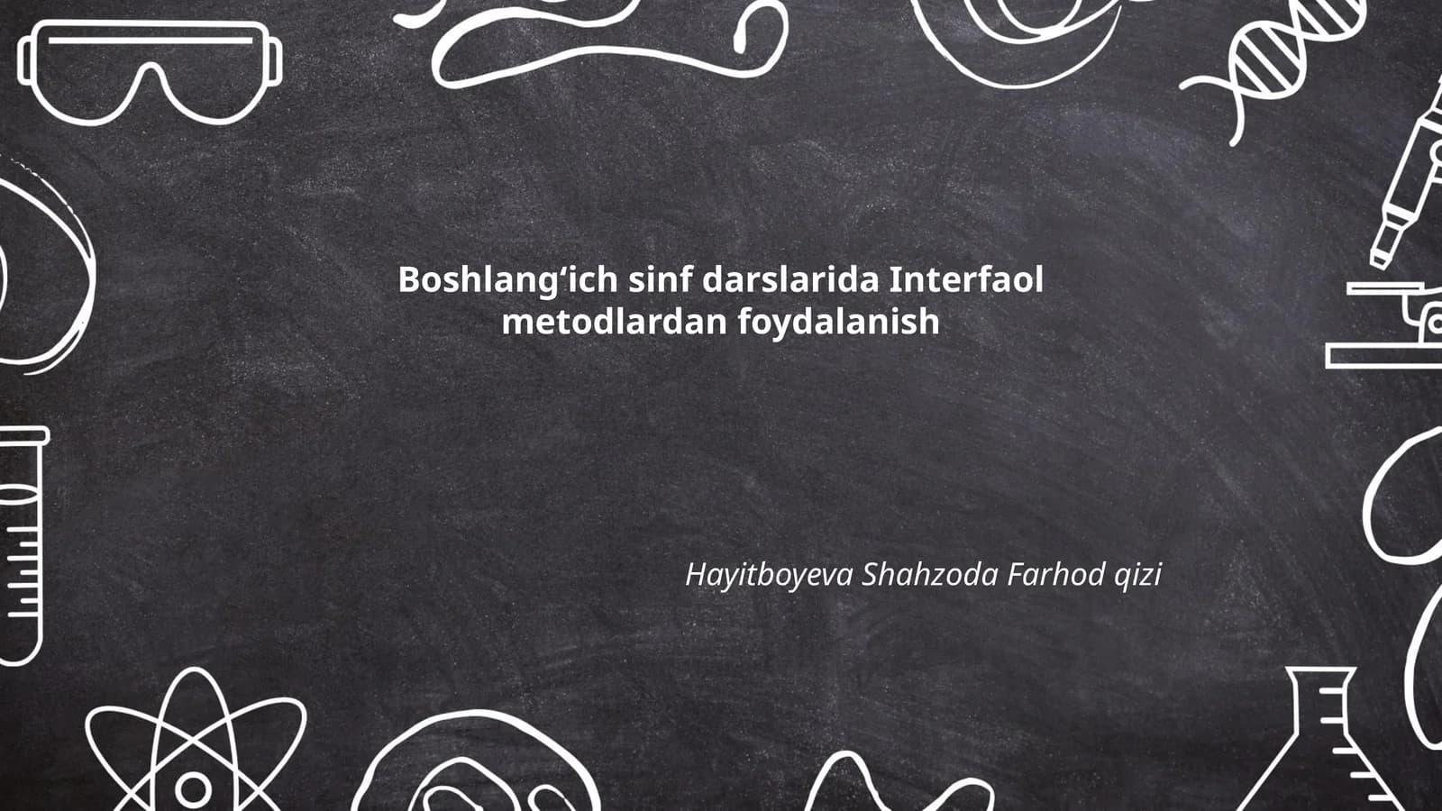 Interfaol Metodlardan Foydalanish