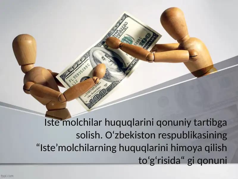 Iste’molchilar huquqlarini qonunlari