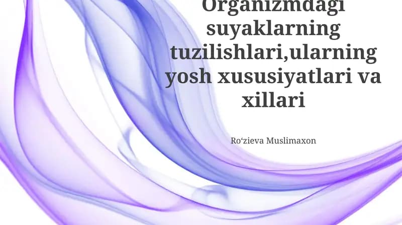 Suyak tuzilishi