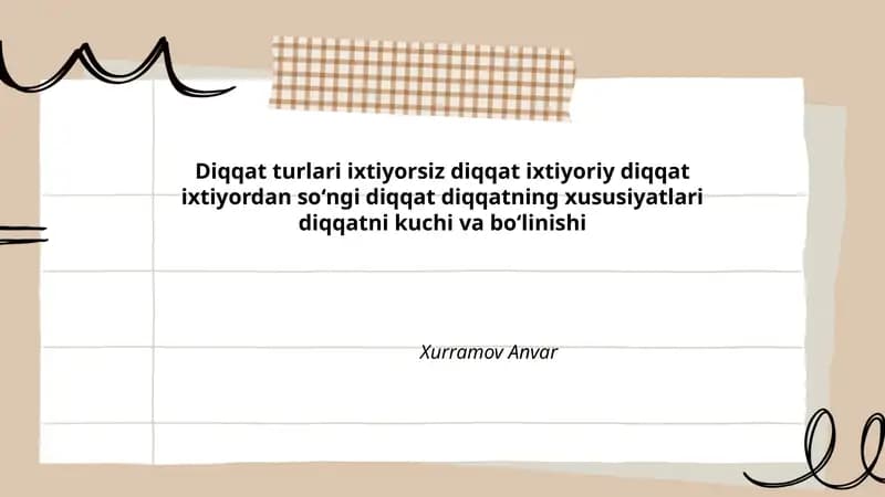 Diqqat turlari
