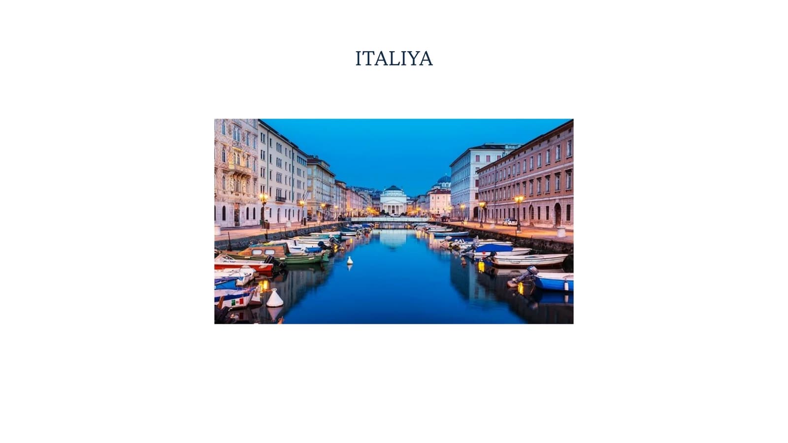 ITALIYA Kirish
