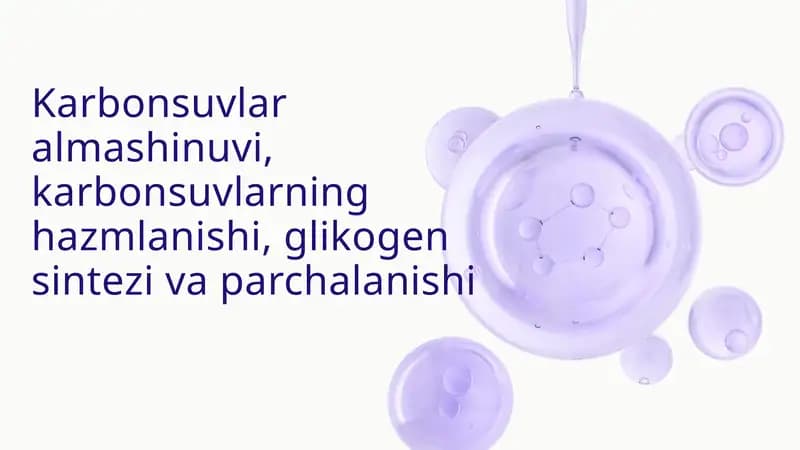 Karbonsuvlar almashinuvi