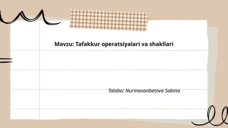 Tahlil operatsiyasi