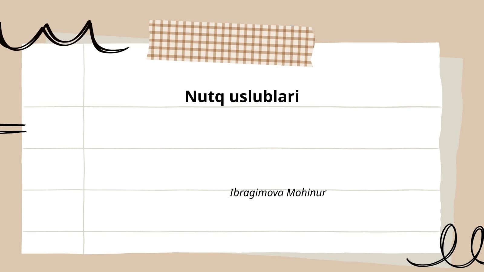 Nutq uslublari