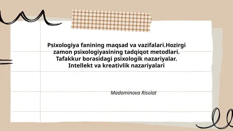 Madaminova Risolat