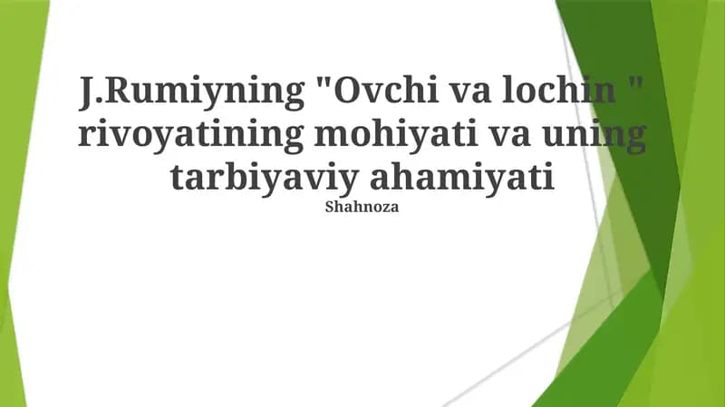Ovchi va lochin