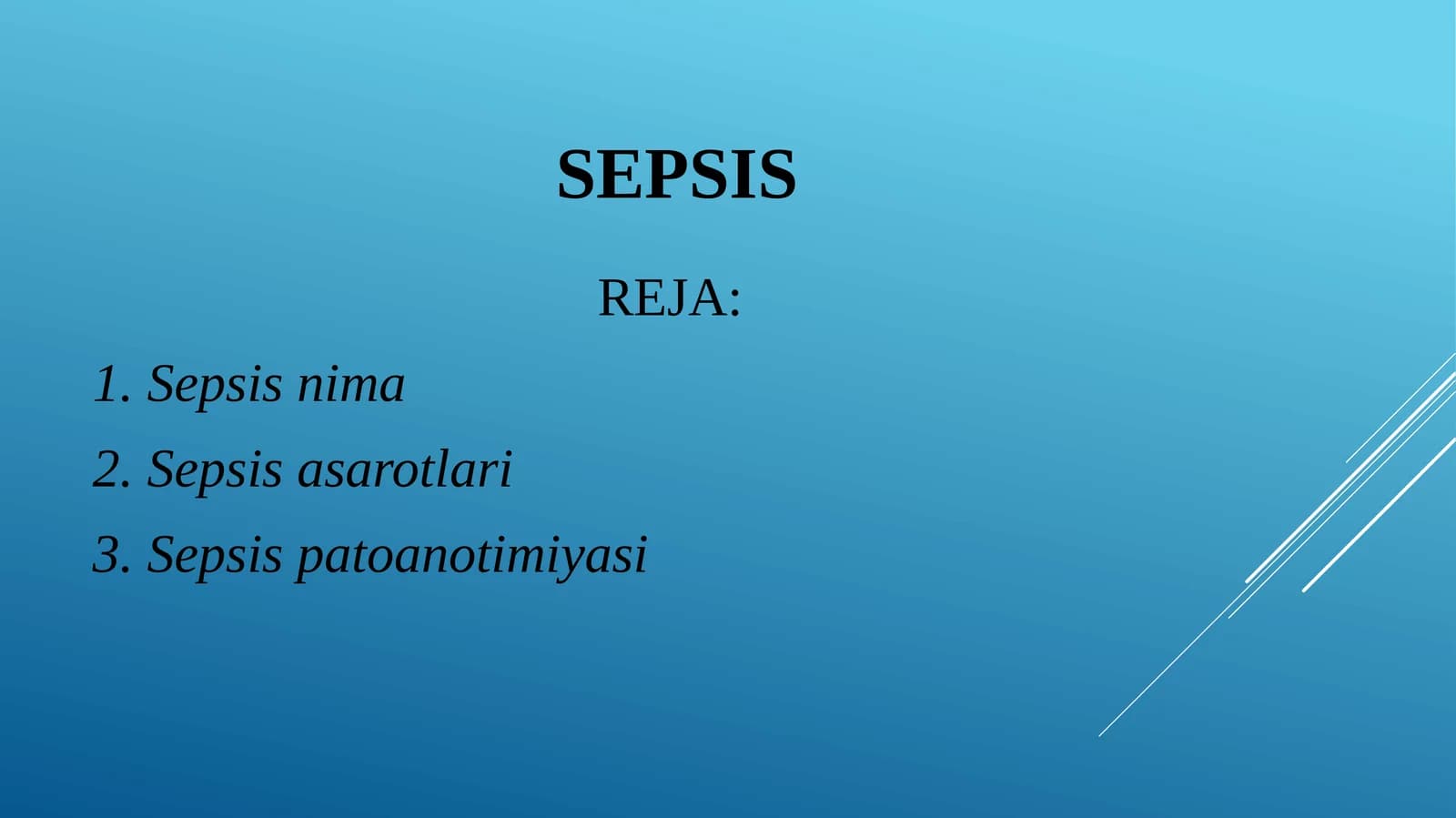 sepsis