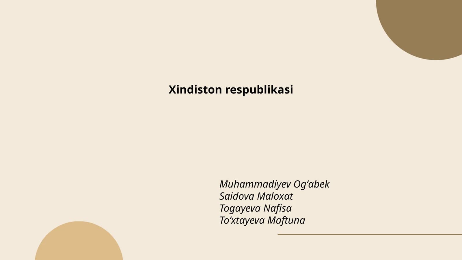 Xindiston Respublikasining tarixi
