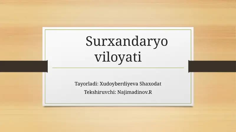 Surxandaryoviloyati