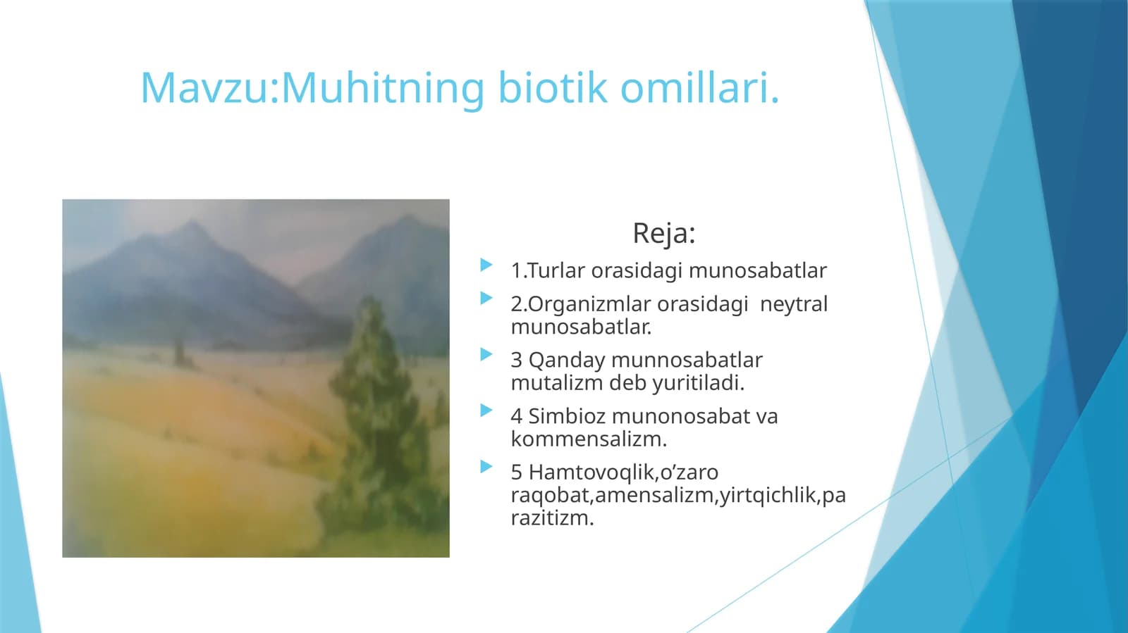 Muhitning biotiko millari