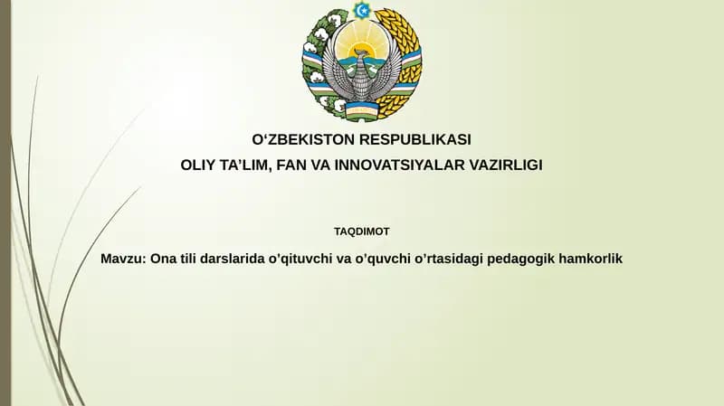 Pedagogik hamkorlikning mohiyati va ahamiyati