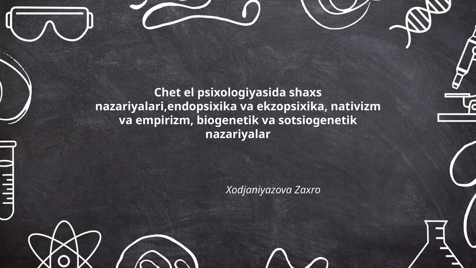 Chet el psixologiyasi