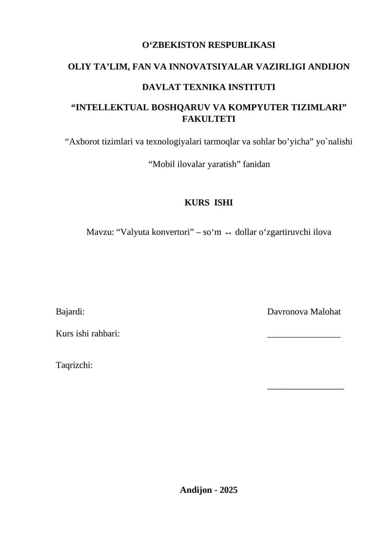 Valyuta konvertori