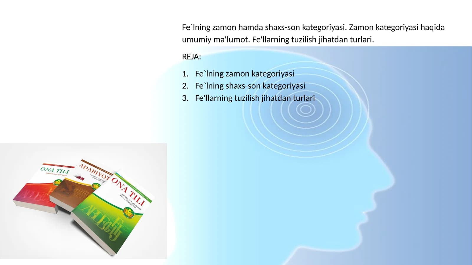 Fe`lning zamon hamda shaxs-son kategoriyasi