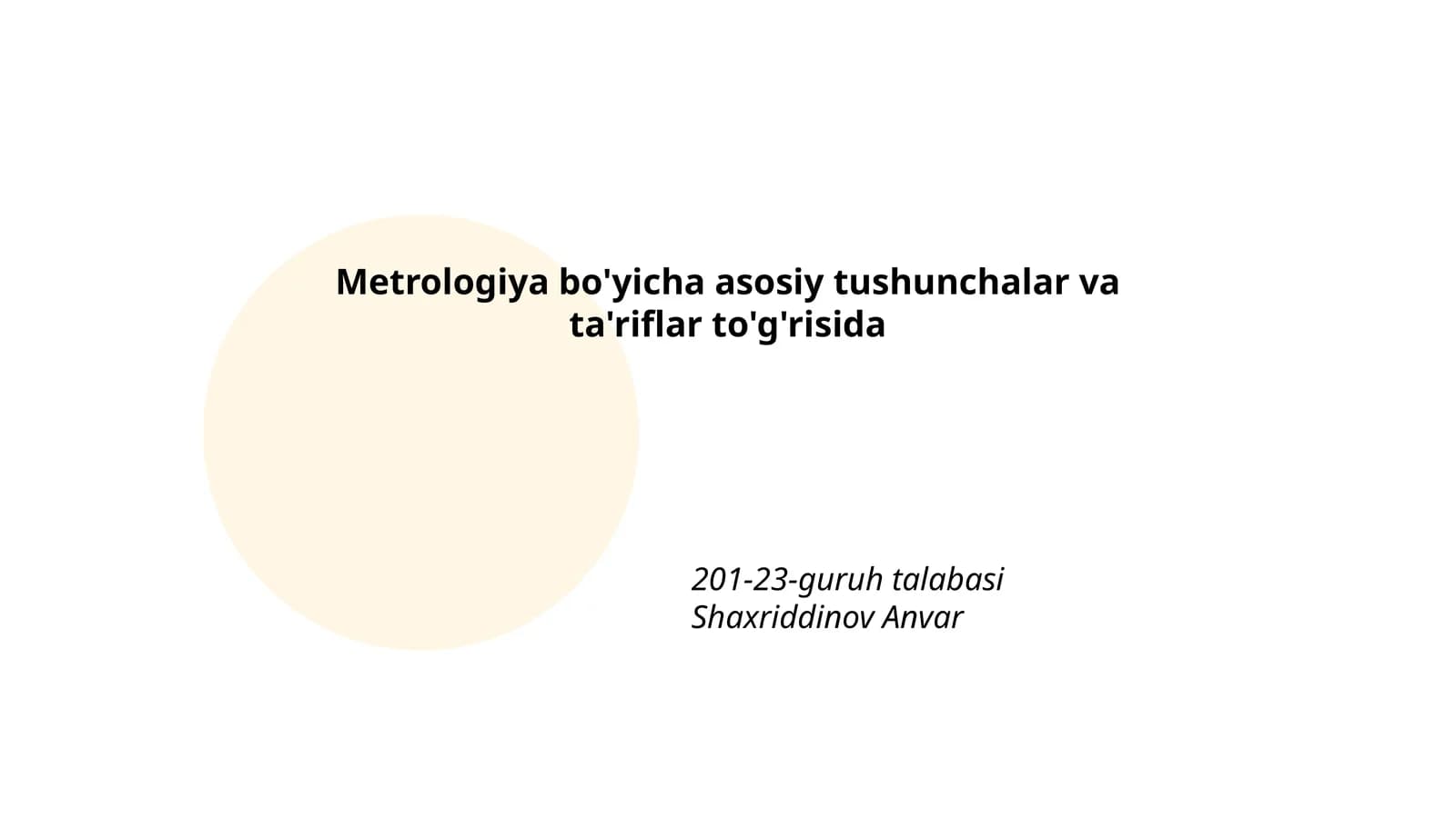 O'lchov birliklari