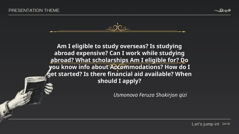 Usmonova Feruza Shokirjon qizi
