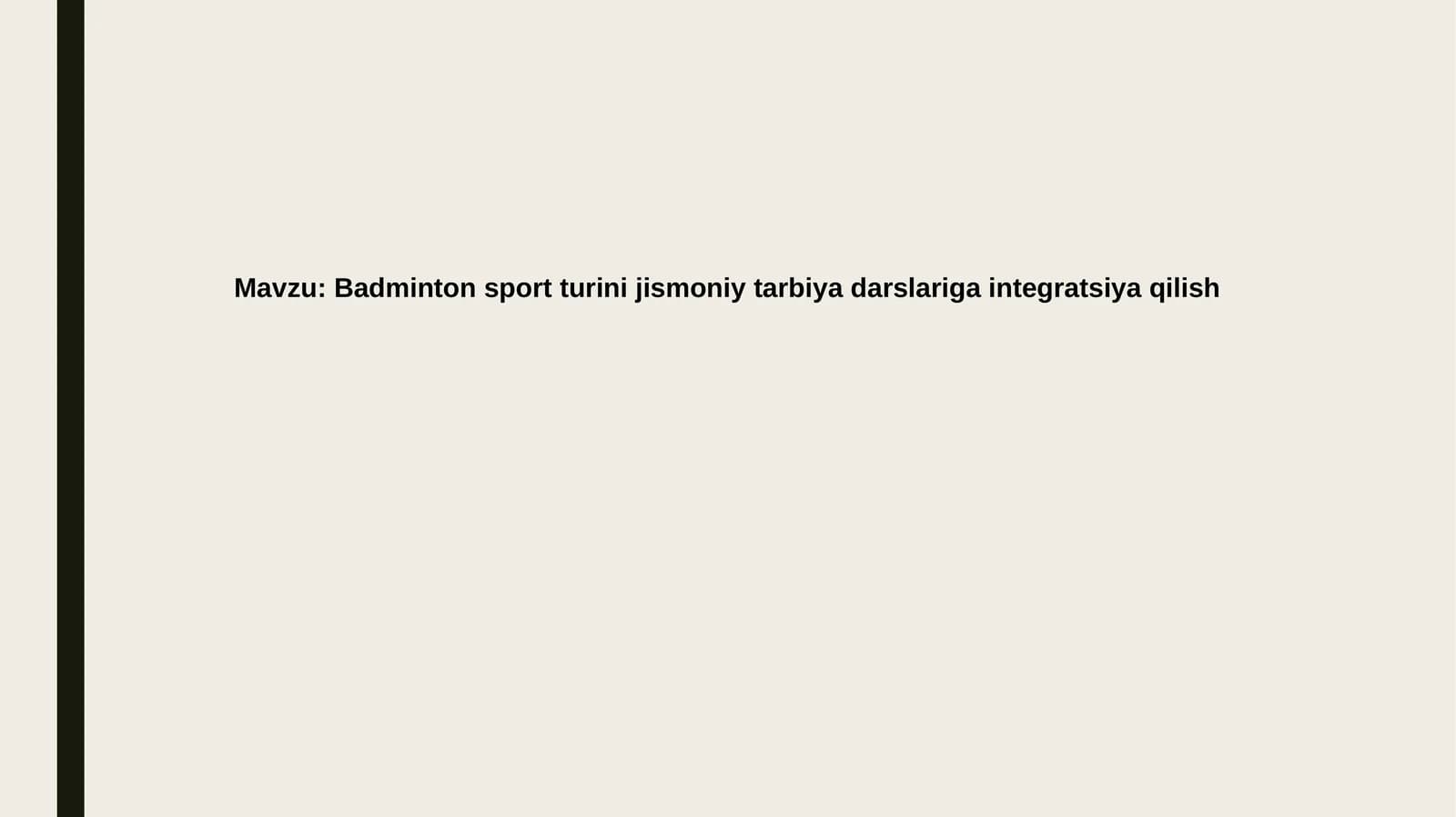 Badminton: Ta'rifi va afzalliklari