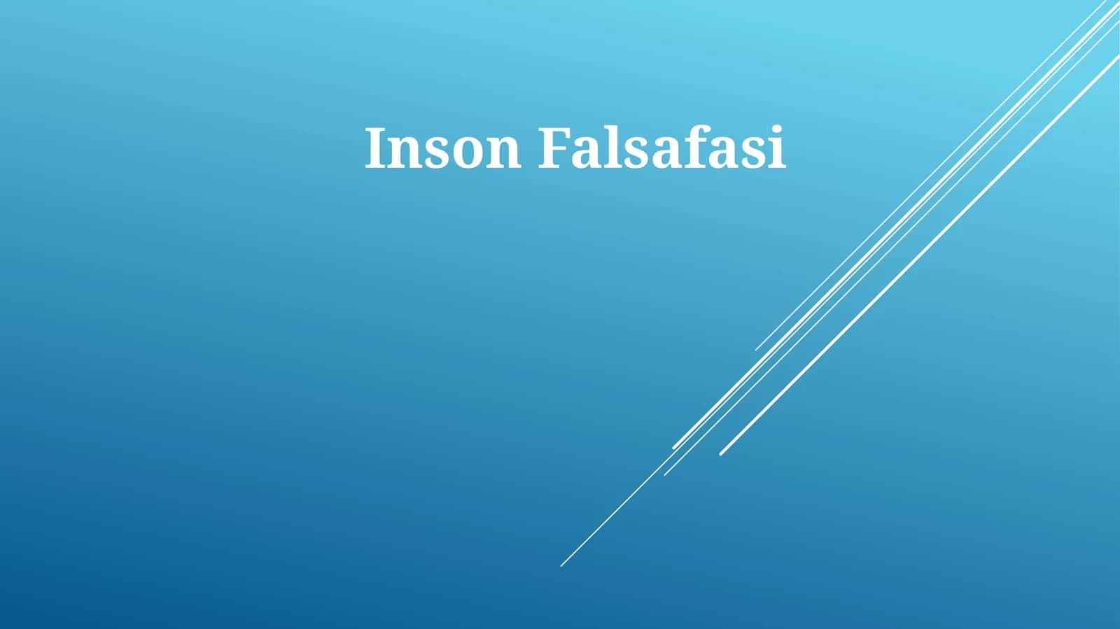 Inson Falsafasi