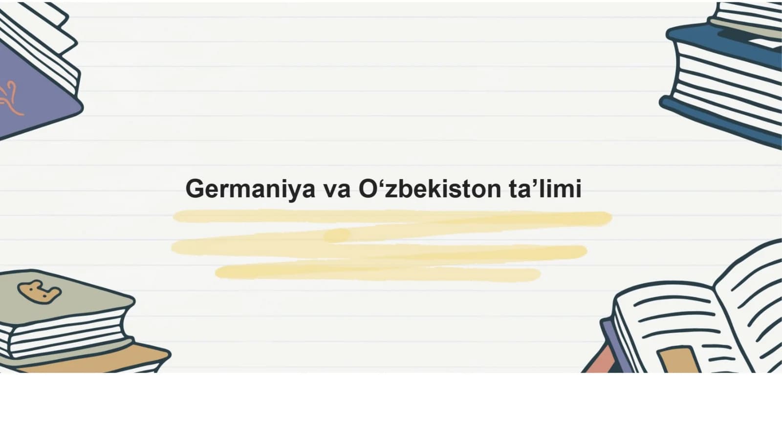Germaniya va O'zbekiston ta'lim tizimi