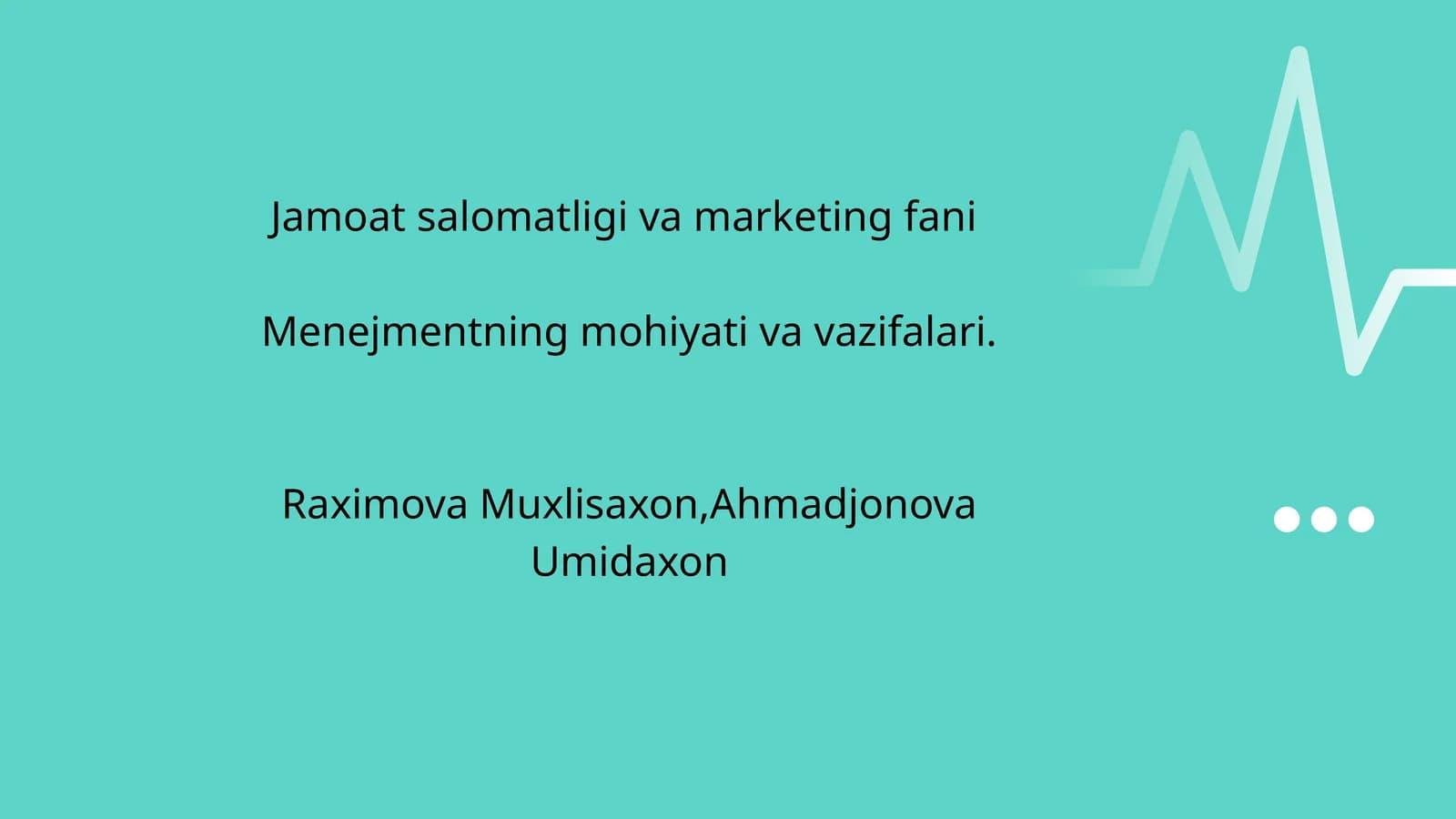 Menejmentning mohiyati va vazifalari